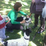 PANCHITO with his new family in Italy.