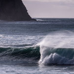 Welle gegen Wind