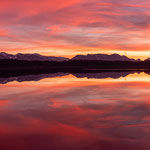 Feuer-Himmel am Hartsee (Chiemgau) 