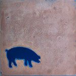 Schwein sein_2, Monotypie, 2011