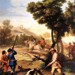 La Partie de Chasse de GOYA (1775)