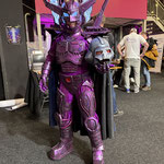 Das Bild zu Männerquatsch Podcast Folge 200 zeigt die Cosplayerin RavenLordess auf der Amiga40 in Mönchengladbach.