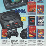 Das Bild zu Männerquatsch Podcast Folge 193 zeigt eine Sega Werbung im Karstadt Katalog aus den 90er Jahren. 