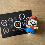 Das Bild zu Männerquatsch Podcast Folge 200 zeigt eine Lego Mario Figur.