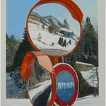 絵画と写真についての考察（絵画）"a painting and a photograph"2005,59×45cm,Acrylic on panel