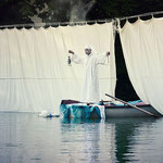 AHOI! Portus Vindelicorum - a lake site-specific project, Augsburg DE, 2013 | Photo: Andreas Kermann