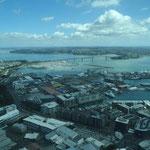 Aussicht vom Skytower in Auckland 1