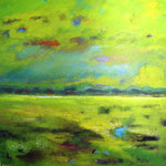 Landschaft 120 x 120 cm