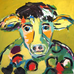  Kuh 80 x 80 cm