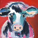  Kuh 80 x 80 cm, verkauft