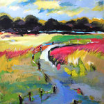 Landschaft 100 x 120 cm