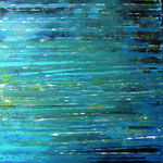 Landschaft 120 x 120 cm