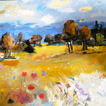 Landschaft, 120 x 120, verkauft
