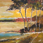 Aus der Kindheit 140 x 140 cm