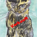 Katze 23 x 30 cm