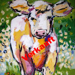 Auf der Wiese 80 x 80 cm