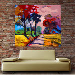 Landschaft 140 x 140