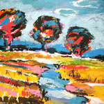  Landschaft 80 x 80 cm