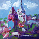 kunstdruck 23/23 - 2  Burg Altena