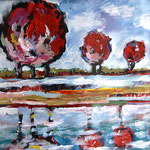  Landschaft V 100 x 100 cm, verkauft