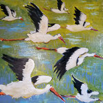 Landschaft 120 x 120 cm, verkauft