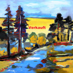  Landschaft 120 x 120 cm, verkauft