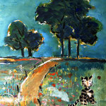  Landschaft 150 x 150 cm