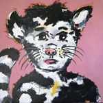 Katze 80 x 80 cm