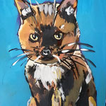 A4, Acryl auf Fotopapier