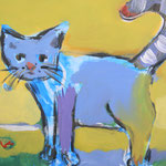 Katze 60 x 80 cm
