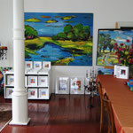 Landschaft 4-teilig, 240 x 200 cm