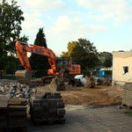 9.9.14 Der alte Pfarrsaal hat seinen Platz für den Neubau der Kita geräumt