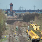 Frühere Durchfahrgleise vom Rbf. Duisburg Wedau.