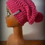 Beanie Häkelmütze BRENDA pink