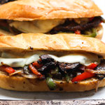 vegetarian mushroom philly cheesesteak sandwiches recipe