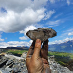 Bergkristall-Doppelender, Piz Beverin, Graubünden, Schweiz