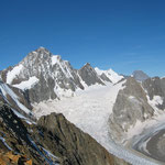 Finsteraarhorn, Grimsel, Bern, Schweiz.