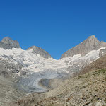 Oberaargletscher mit Oberaarjoch, Grimsel, Bern.