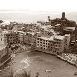 cinque terre in Sepia