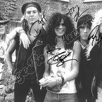 GUNS N' ROSES: AXL ROSE, DUFF MCKAGAN, SLASH, STEVEN ADLER, IZZY STRADLIN