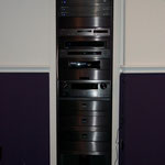 Completed rack viewed from the front.