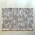 ランチョンマット　カトラリー　¥3,000-   'sold'