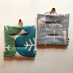 鍋敷き　¥3,900- 　街路樹(左)　在庫/1点