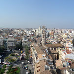 Aussicht von der Kathedrale in Valencia