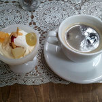 ミニミニパフェ & コーヒー