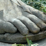 Fußdetail von Canobio