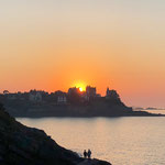 Coucher de soleil à Dinard 2021