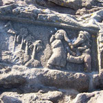 Rocher sculpté de Rothéneuf près de Saint Malo