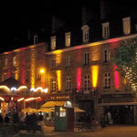 Illuminations de Noël 2015 à Dinan - place du Duclos