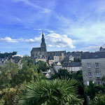 Dinan vue sur l'Eglise Saint Sauveur Juin 2018